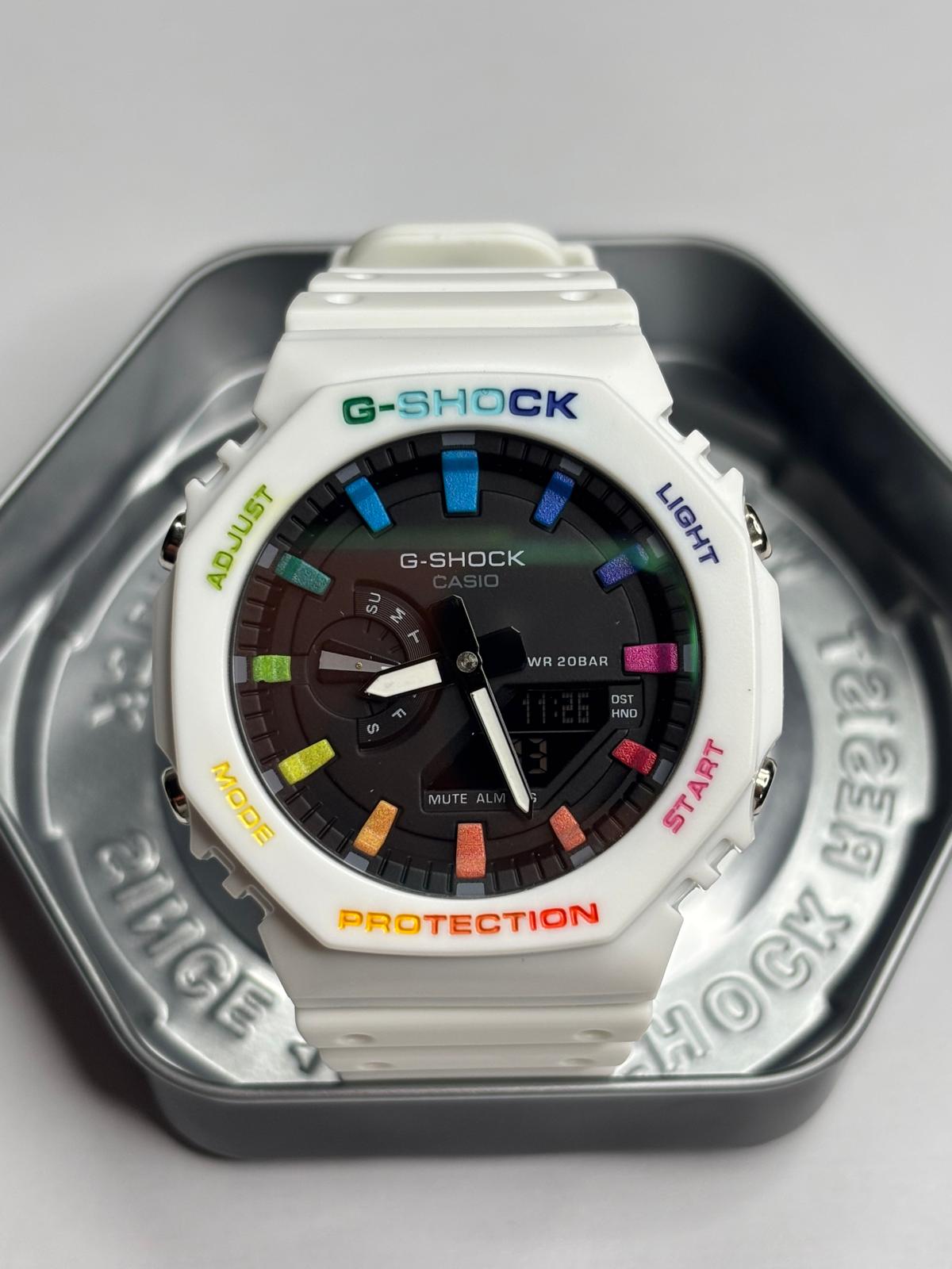 Mod G-Shock GA-2100 – Rainbow Pulse Edition