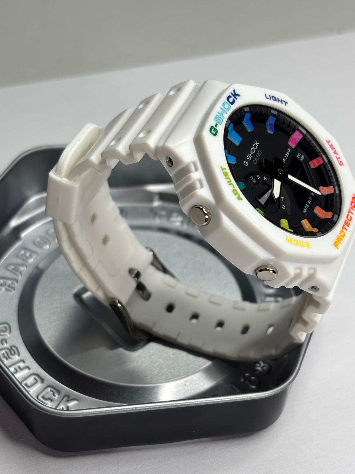 Mod G-Shock GA-2100 – Rainbow Pulse Edition